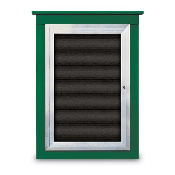 Letterboard, Hdr, 48x36, Satin/Green